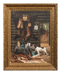 An I.W. Harper Whiskey Vitrolite Advertising Sign