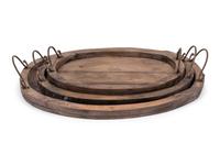 A Group of Rustic Style Nesting Trays