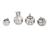 A Victorian Silver-Plate Coffee Service