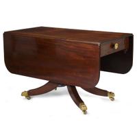 Classical mahogany drop-leaf breakfast table Baltimore, MD, circa 1820
