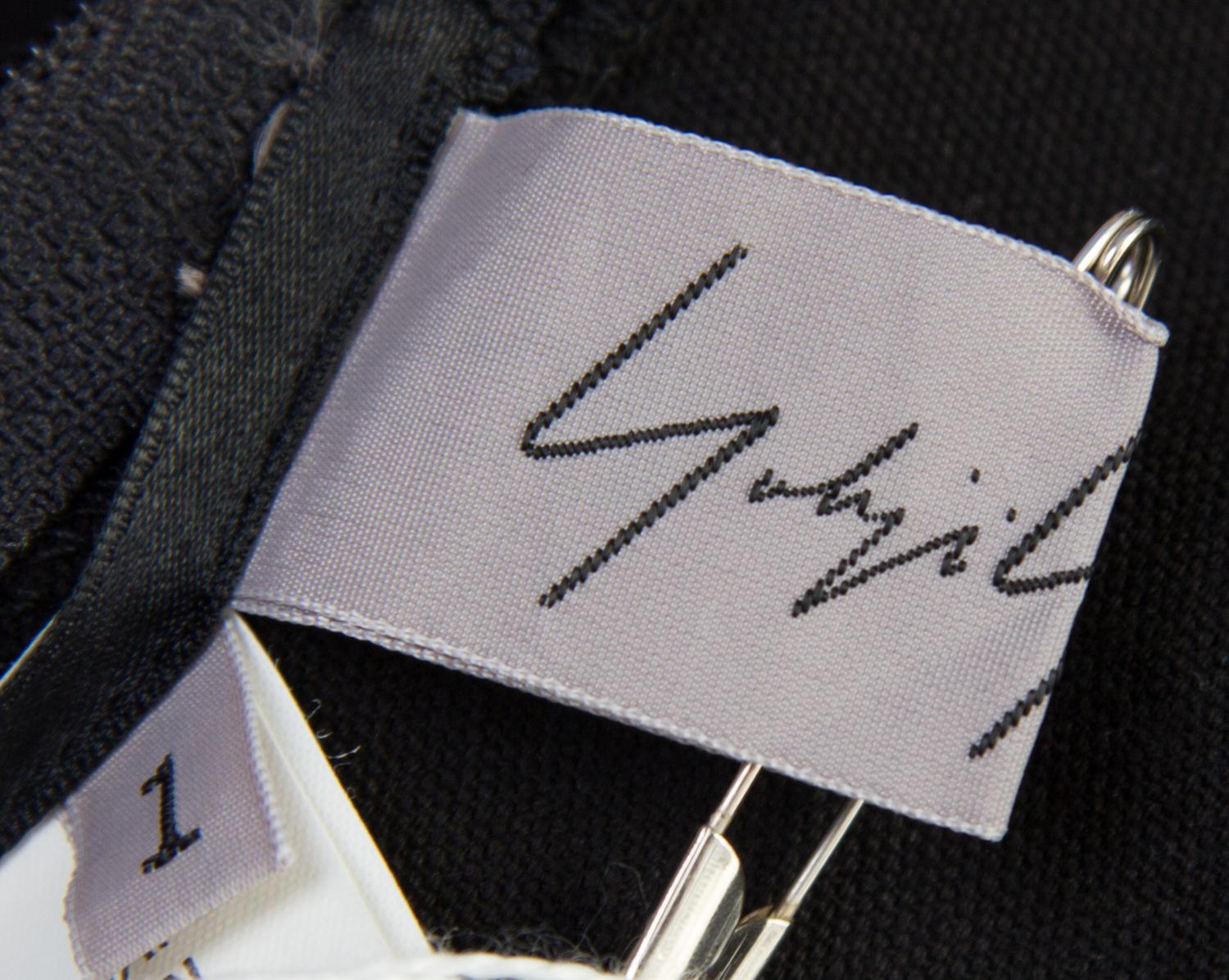 A Yohji Yamamoto Black Cotton Dress, Size 1.