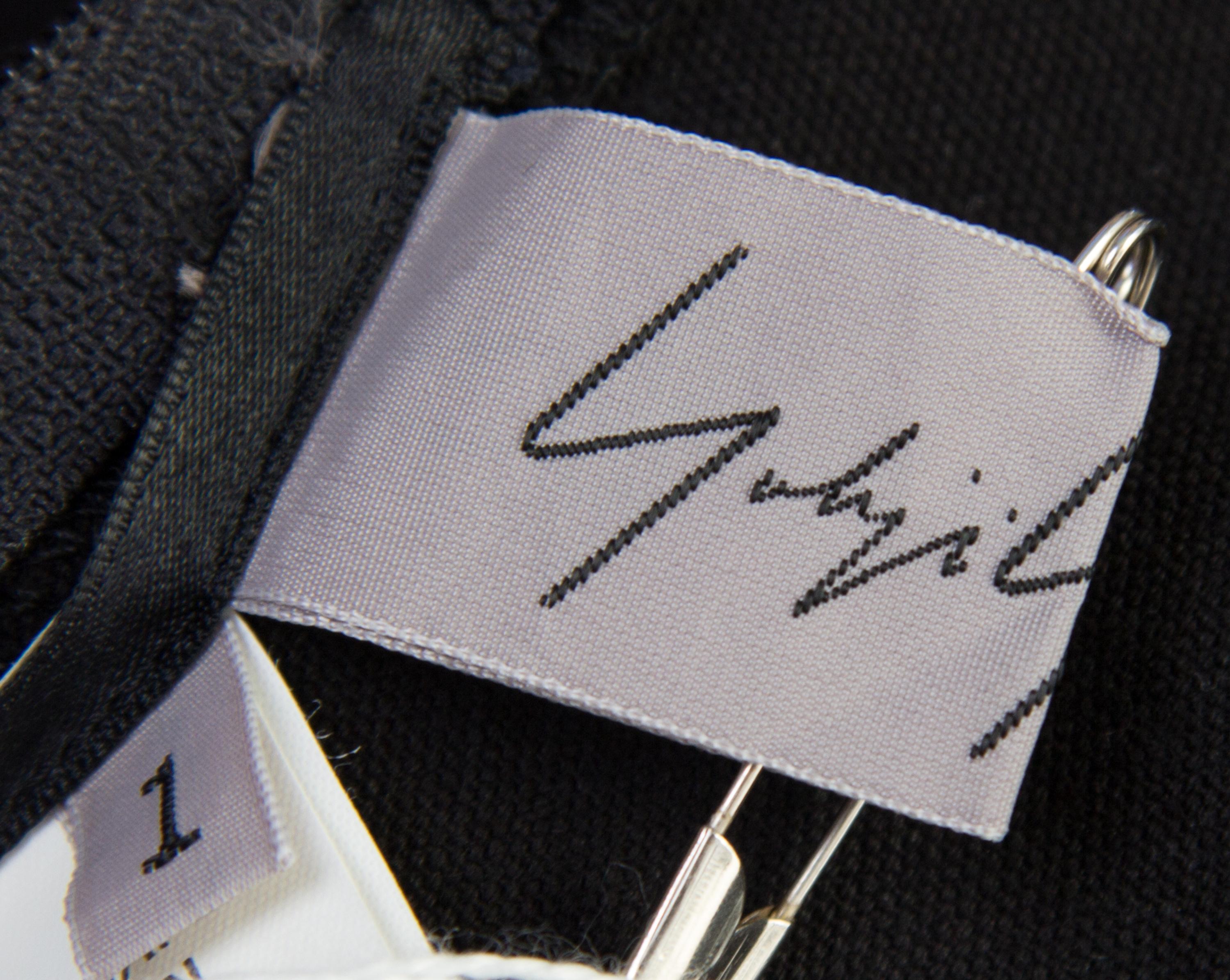 A Yohji Yamamoto Black Cotton Dress, Size 1.