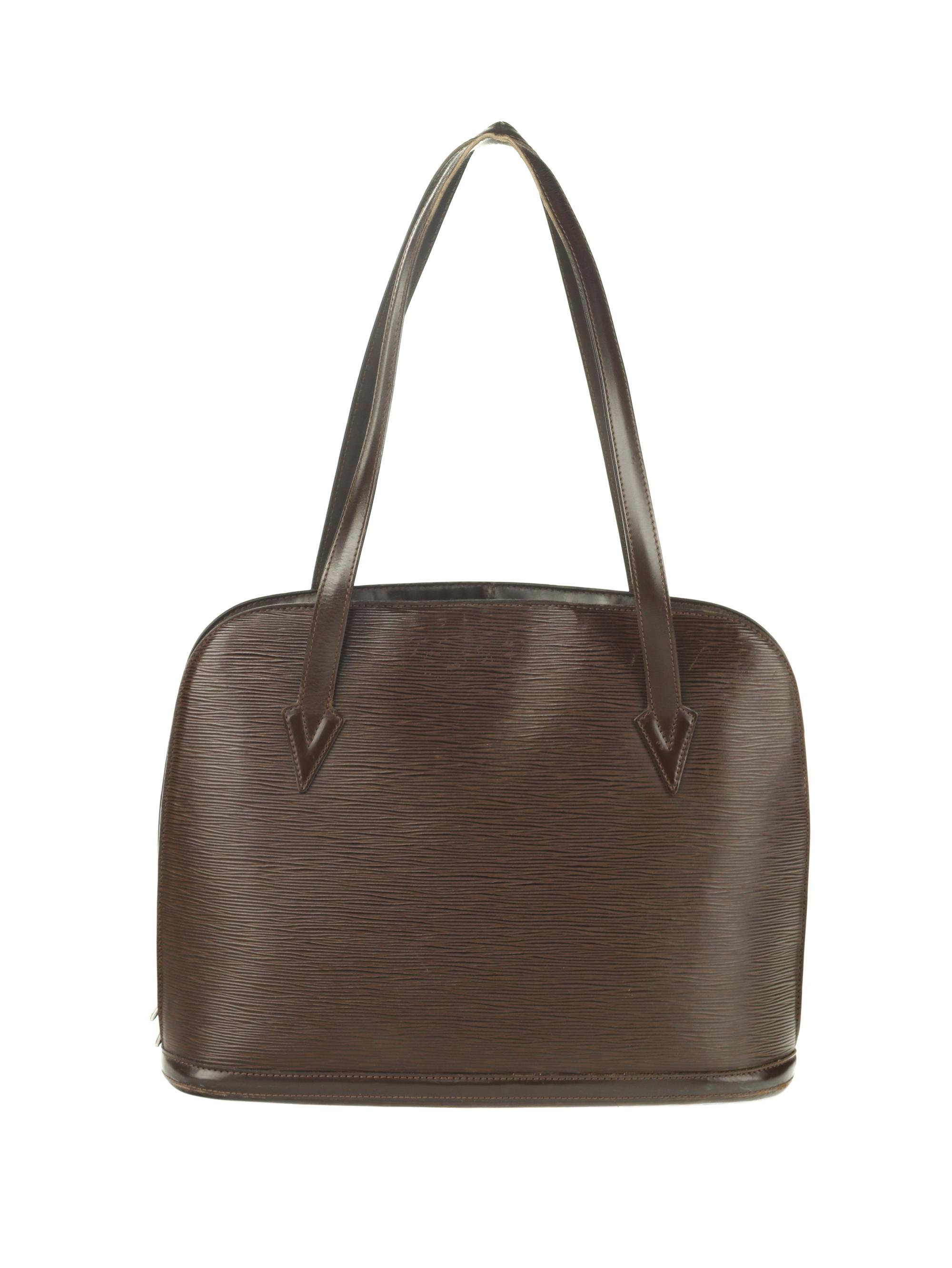 Louis Vuitton, Dark Brown Epi Lussac Bag