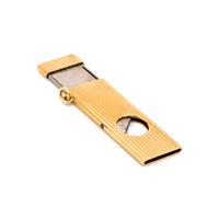 KUTCHINSKY, YELLOW GOLD AND STEEL CIGARETTE CUTTER