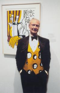 Group of 4 Portraits of Artists (including Jasper Johns, Roy Lichtenstein, Andy Warhol with Russell Means, and an unknown artist's hand with sketchbook)