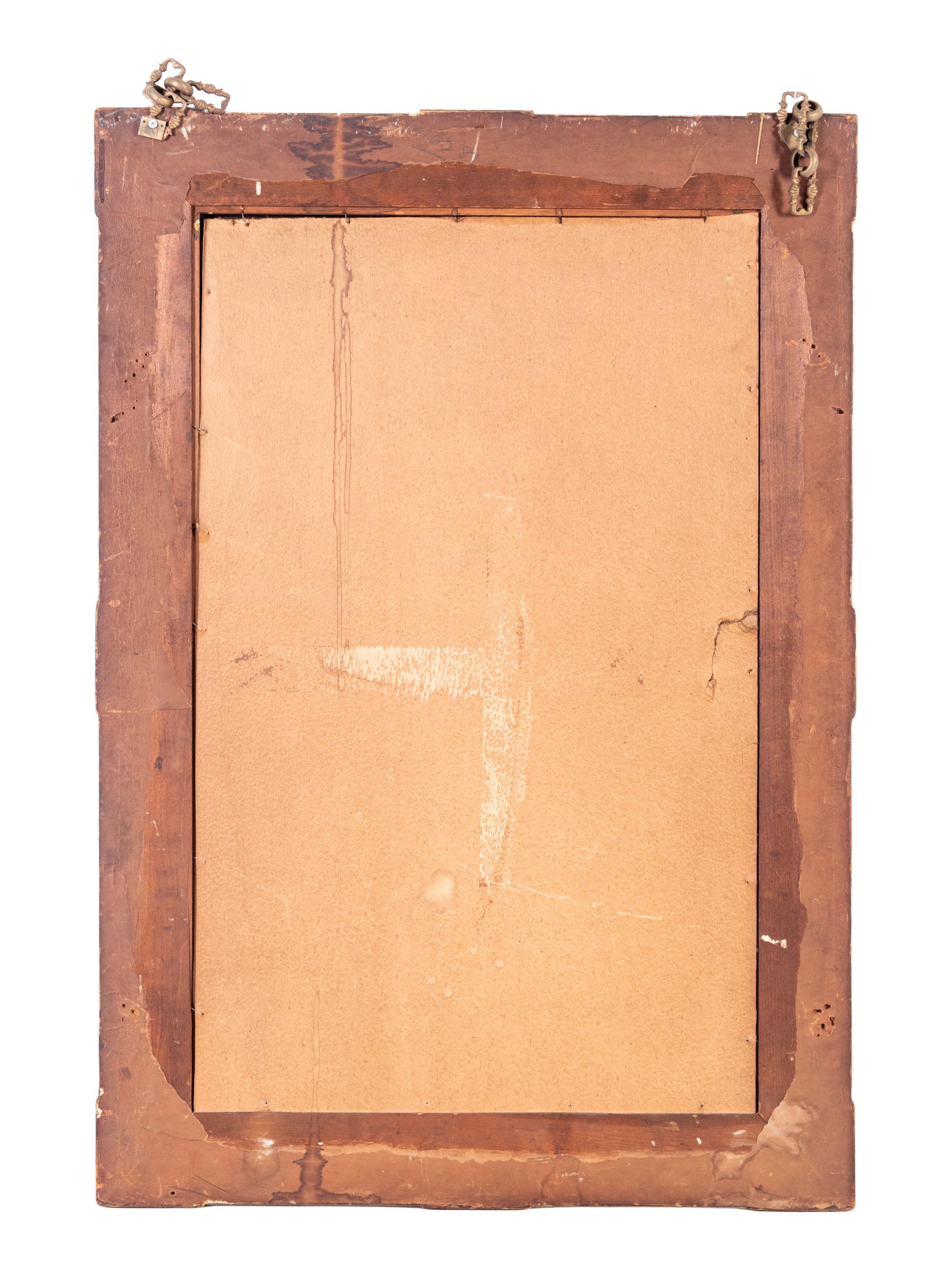 An Italian Glass Mirror
