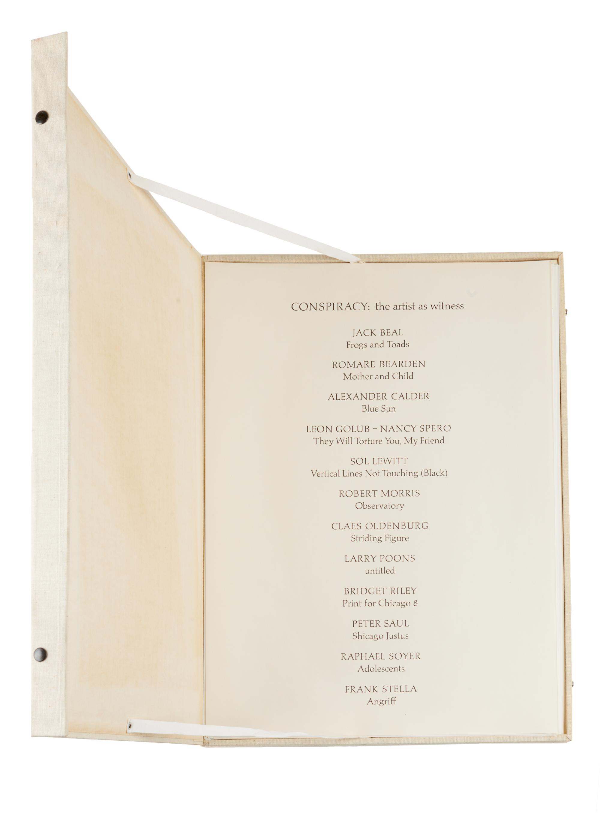Conspiracy Portfolio (complete set of 12 prints with linen portfolio case)