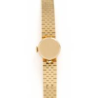 OMEGA, YELLOW GOLD WATCH