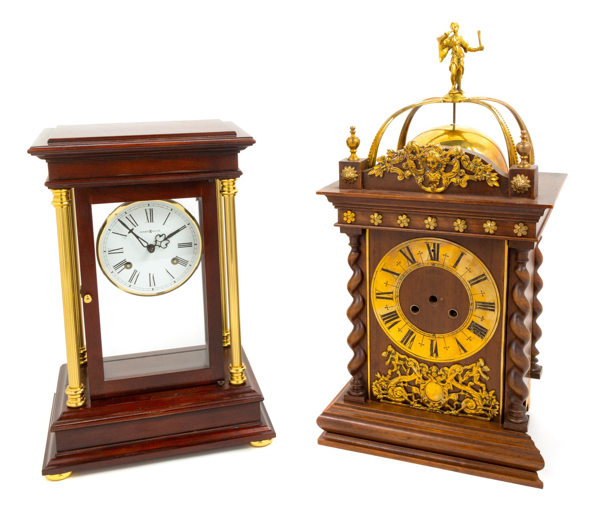 Two Mantel Clocks