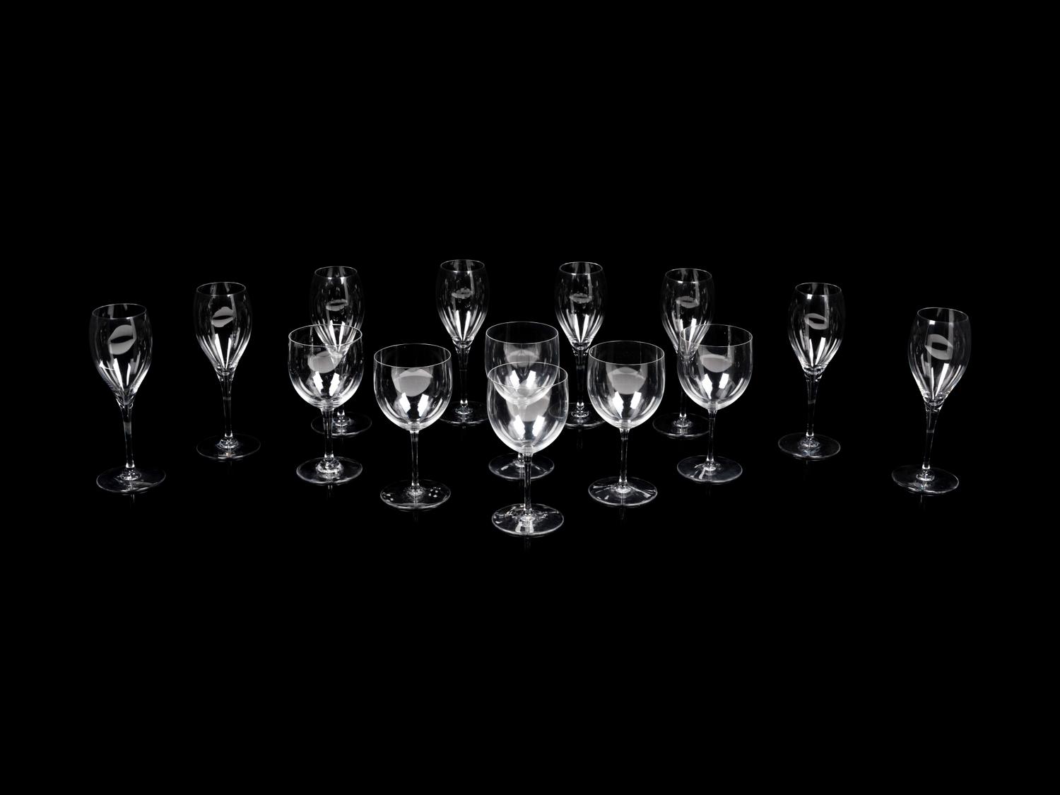 A Group of Baccarat Stemware