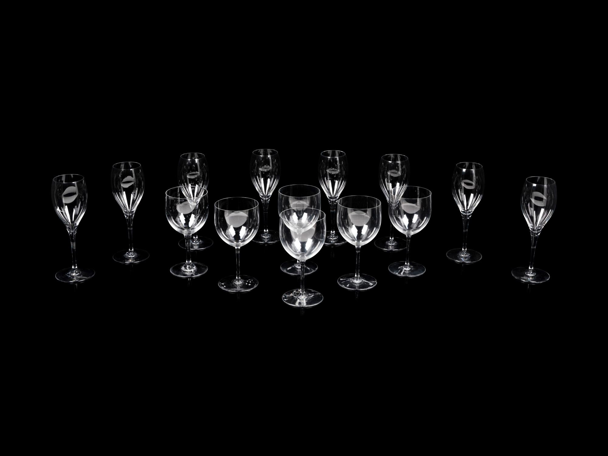 A Group of Baccarat Stemware