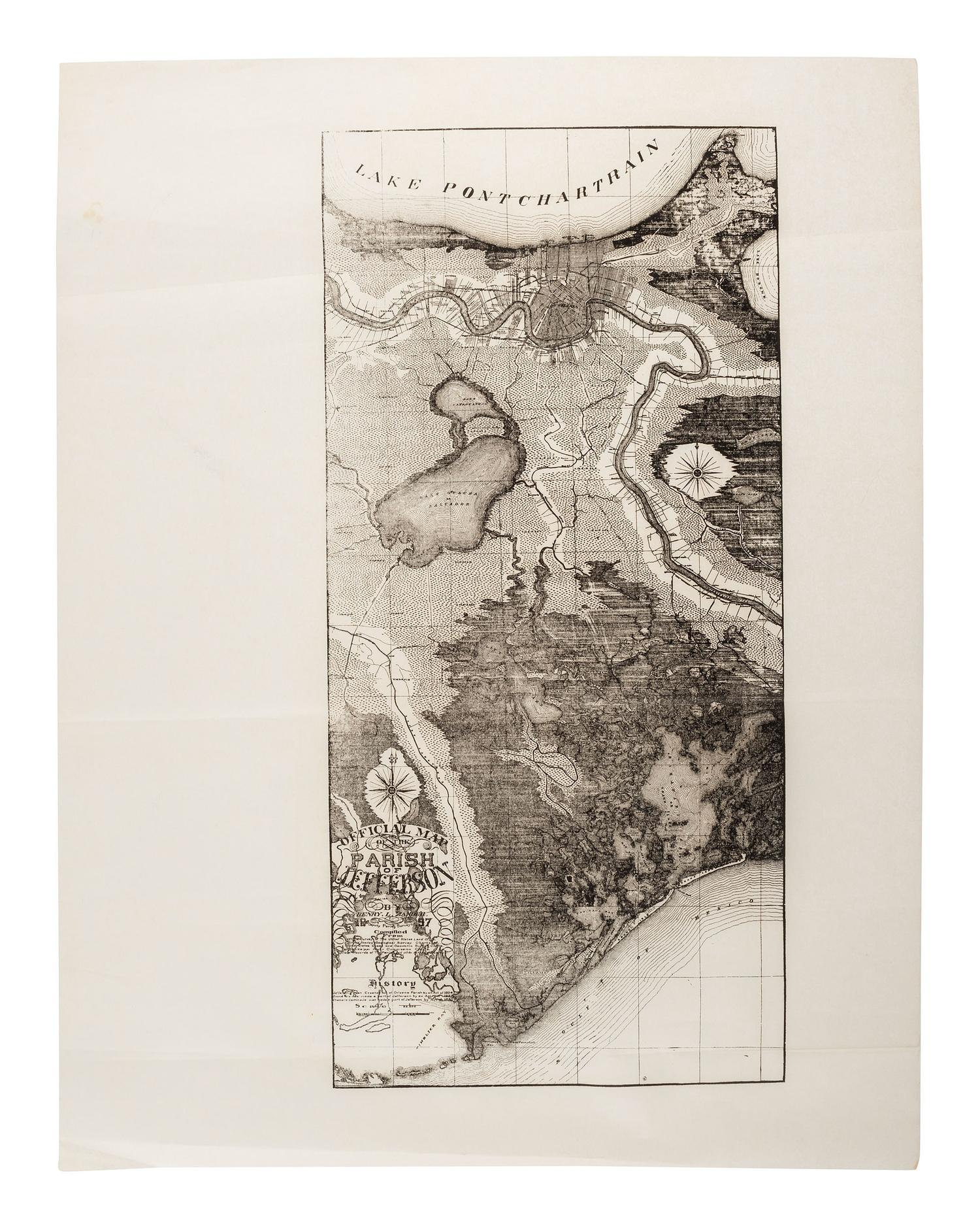 [MAPS - LOUISIANA - WAR OF 1812]. Maps of Louisiana, incl. Battle of New Orleans battle site map.