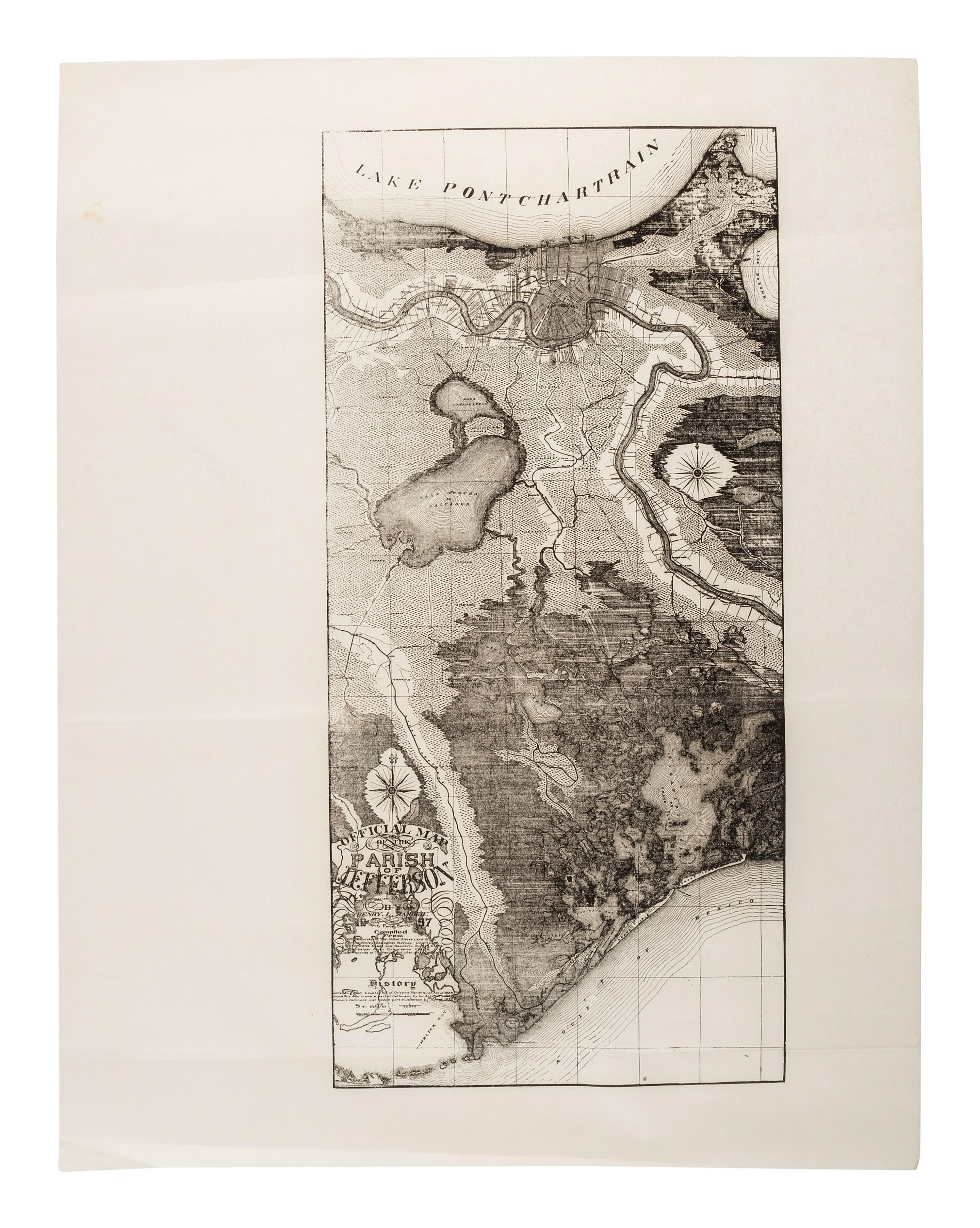 [MAPS - LOUISIANA - WAR OF 1812]. Maps of Louisiana, incl. Battle of New Orleans battle site map.