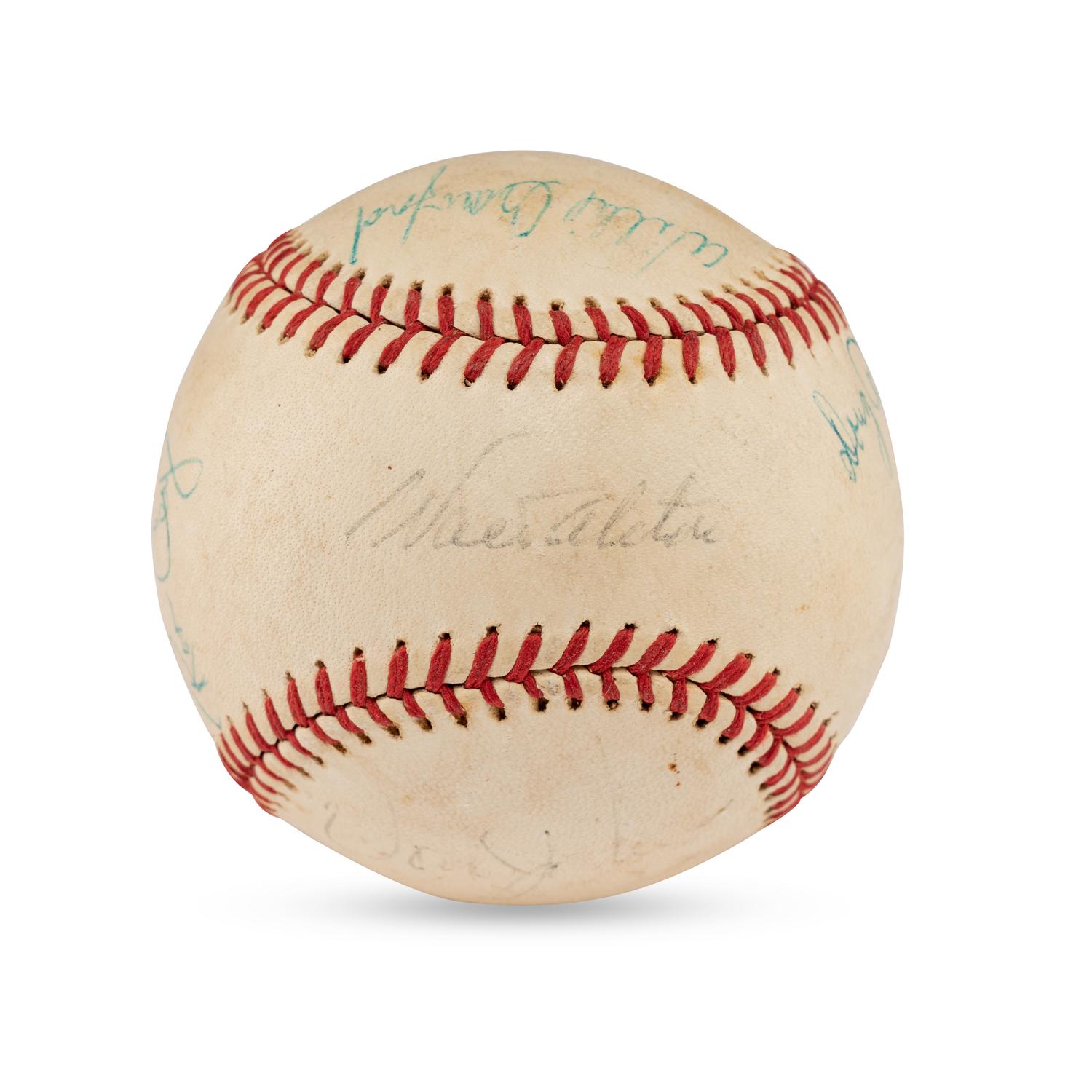A 1973 Los Angeles Dodgers Team Signed Autograph Baseball