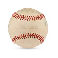 A 1973 Los Angeles Dodgers Team Signed Autograph Baseball