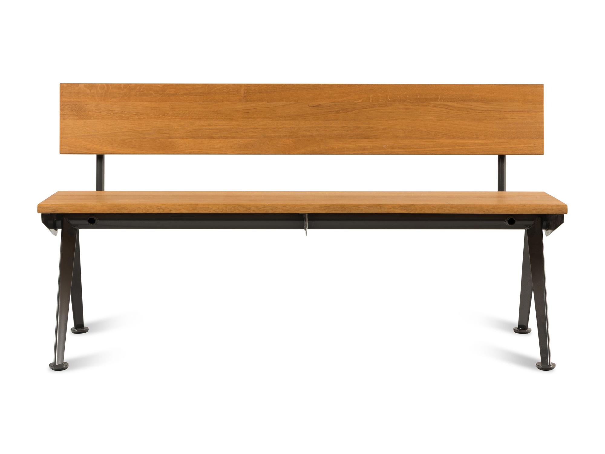 A Jean Prouvé Marcoule Bench