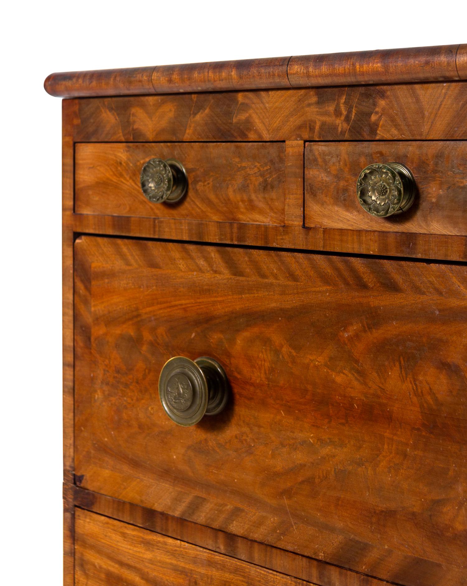A Classical Style Mahogany Chest of Drawers