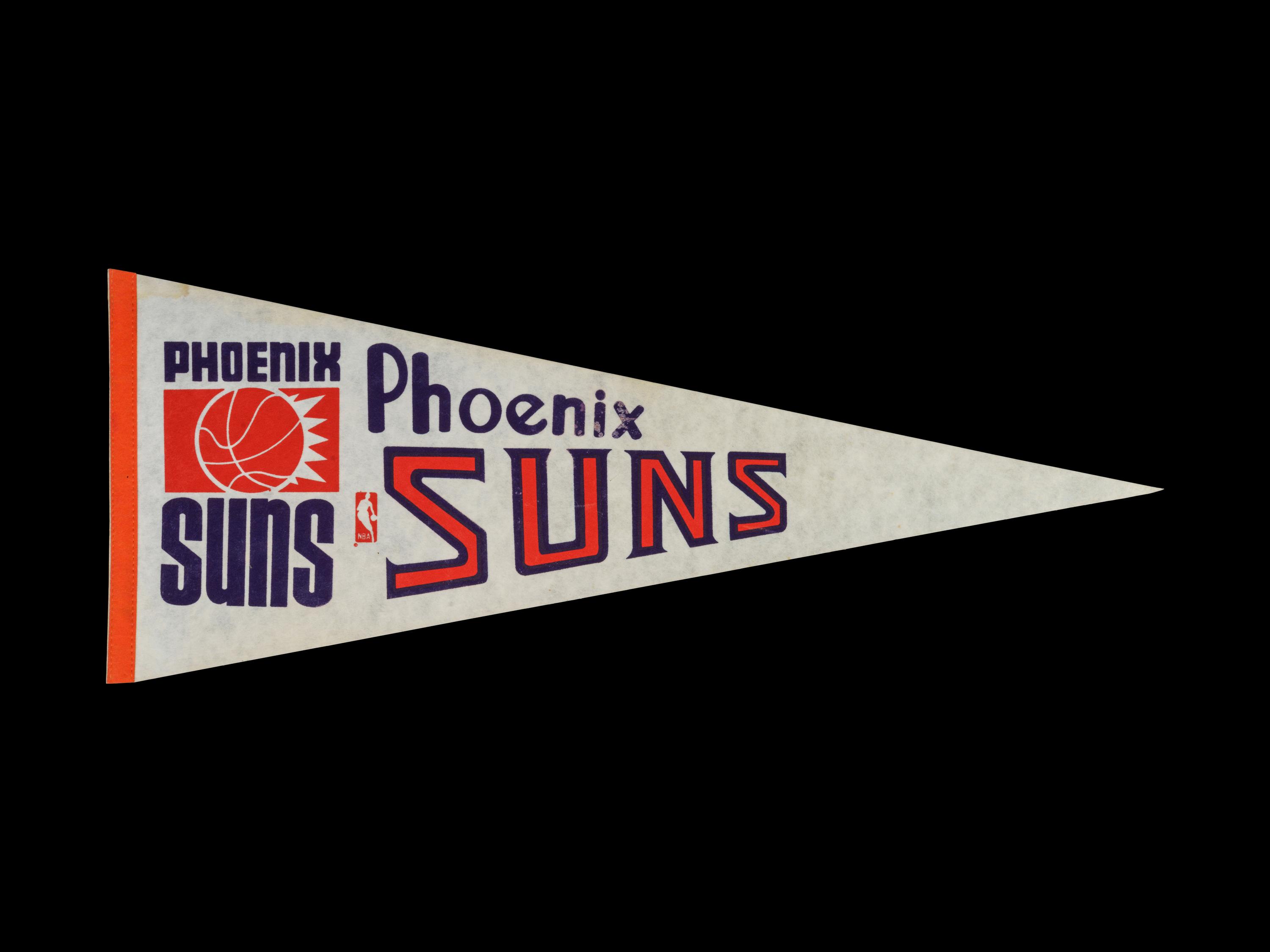 A Complete Set of 23 1980s Michael Jordan Rookie Era NBA Pennants,