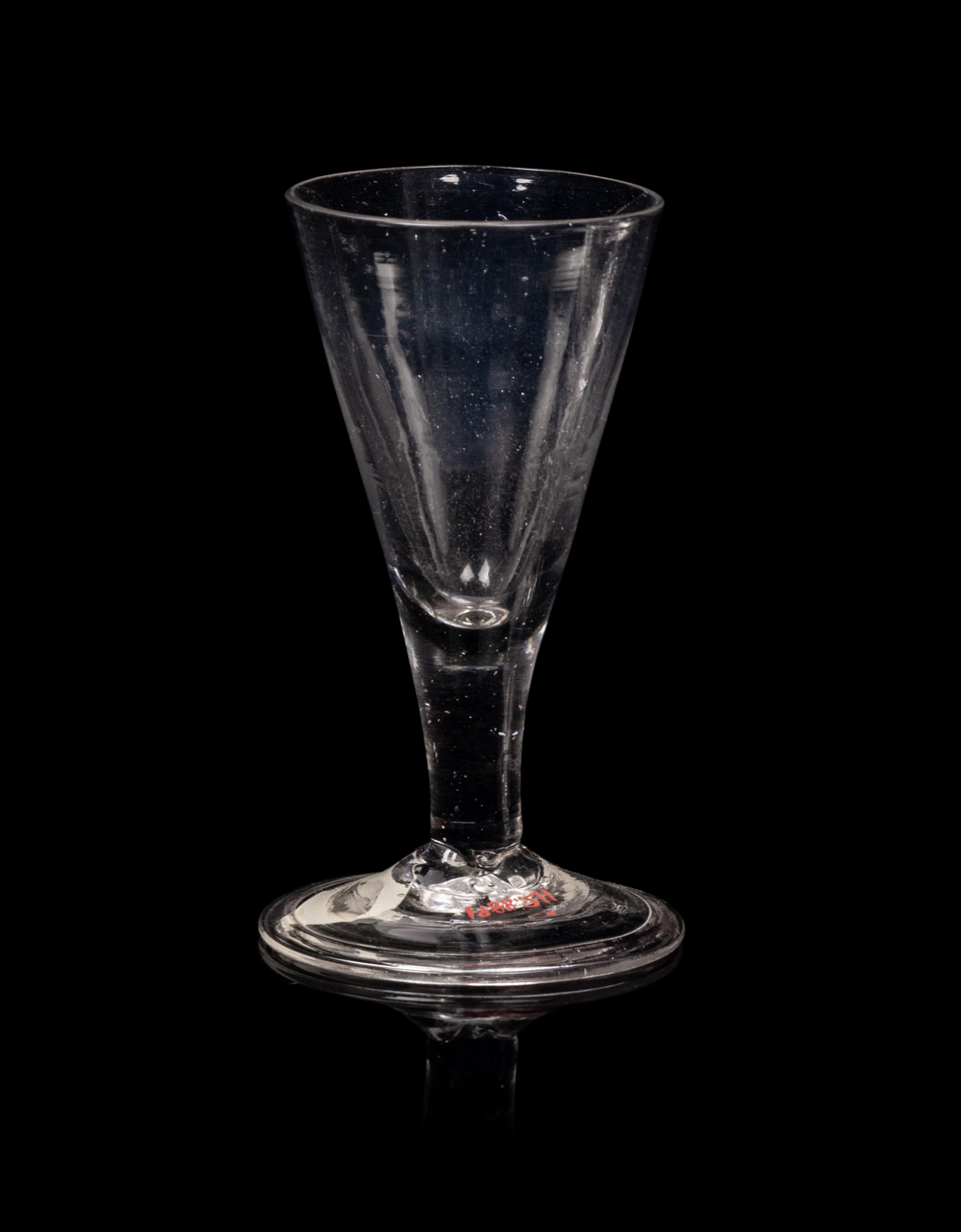 A Group of Three English Wine Stems and an American Wine Stem