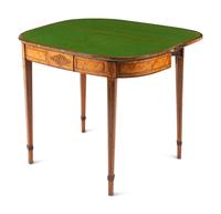 A George III Various Woods Flip-Top Game Table