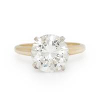 DIAMOND AND BICOLOR GOLD RING WITH JACKET