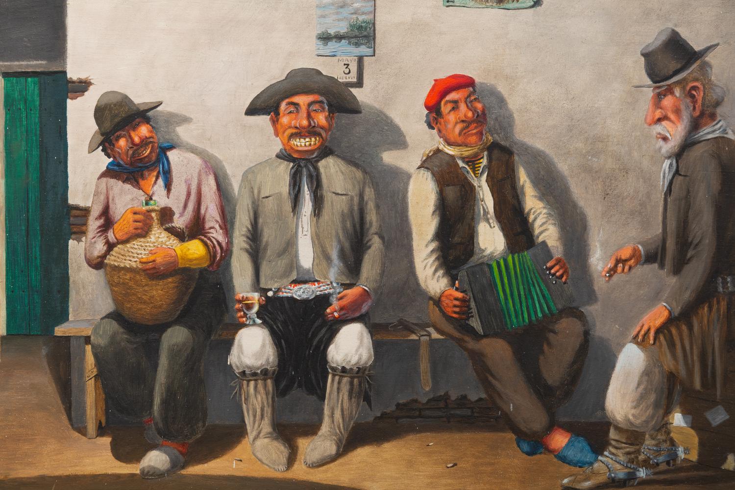 Florencio Molina Campos (Argentine, 1891-1959) — Los Gauchos, Tres de Mayo, 1947