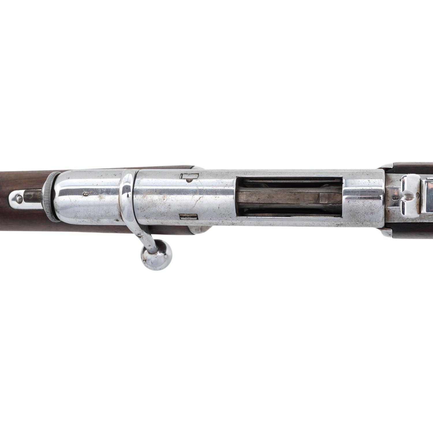 Nickel Plated Swiss Vetterli M.78 Rifle