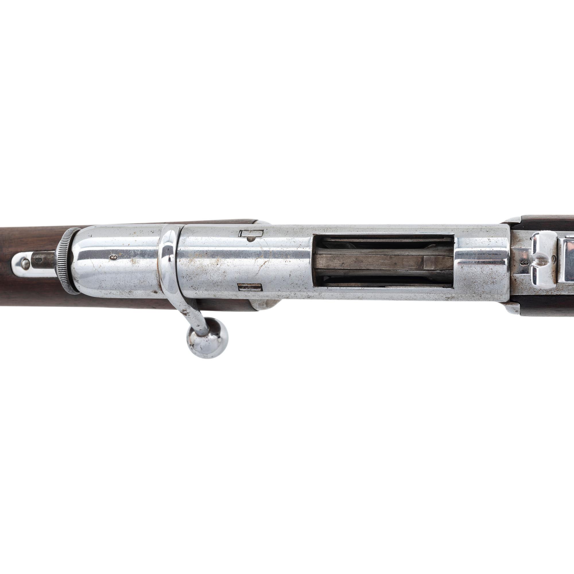 Nickel Plated Swiss Vetterli M.78 Rifle