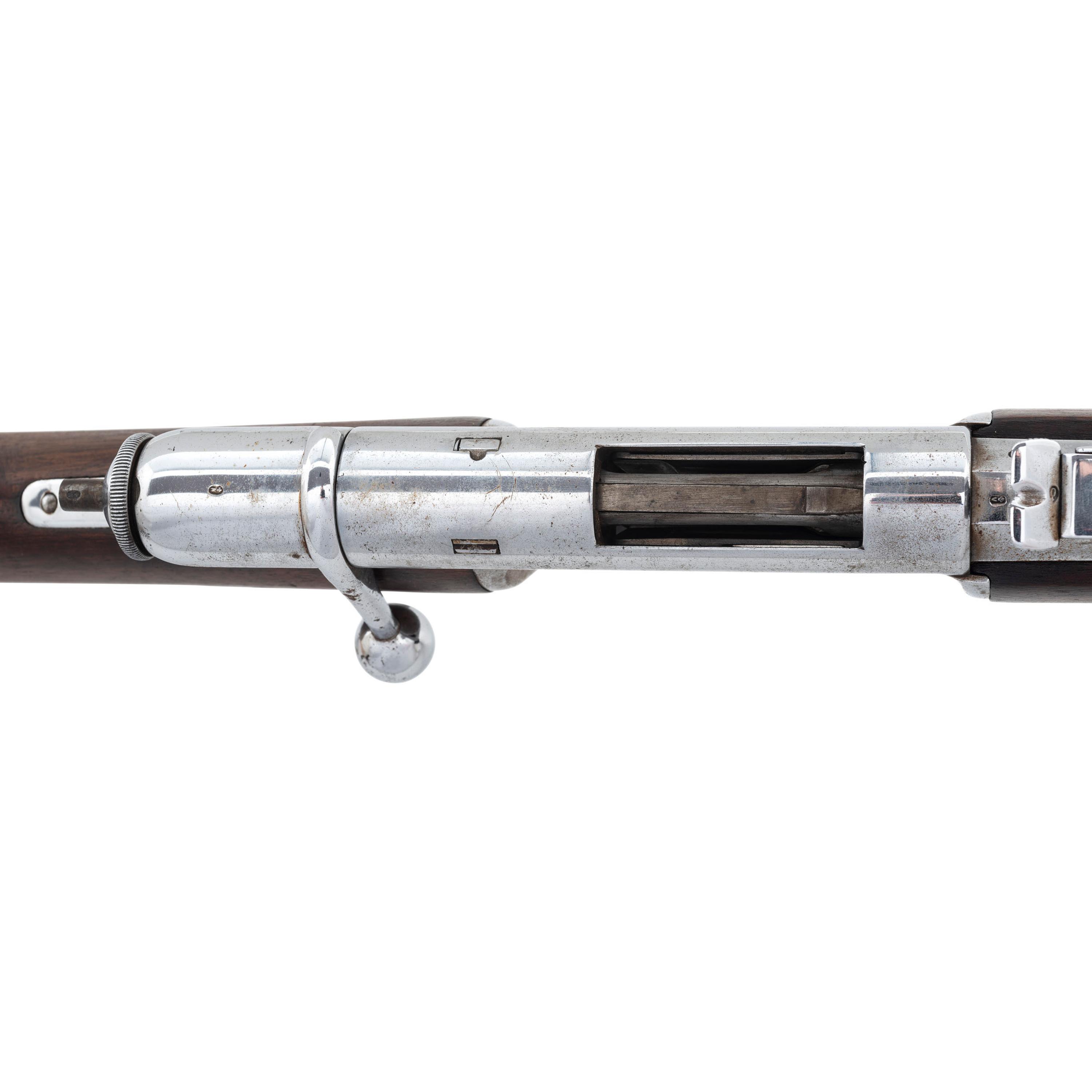 Nickel Plated Swiss Vetterli M.78 Rifle