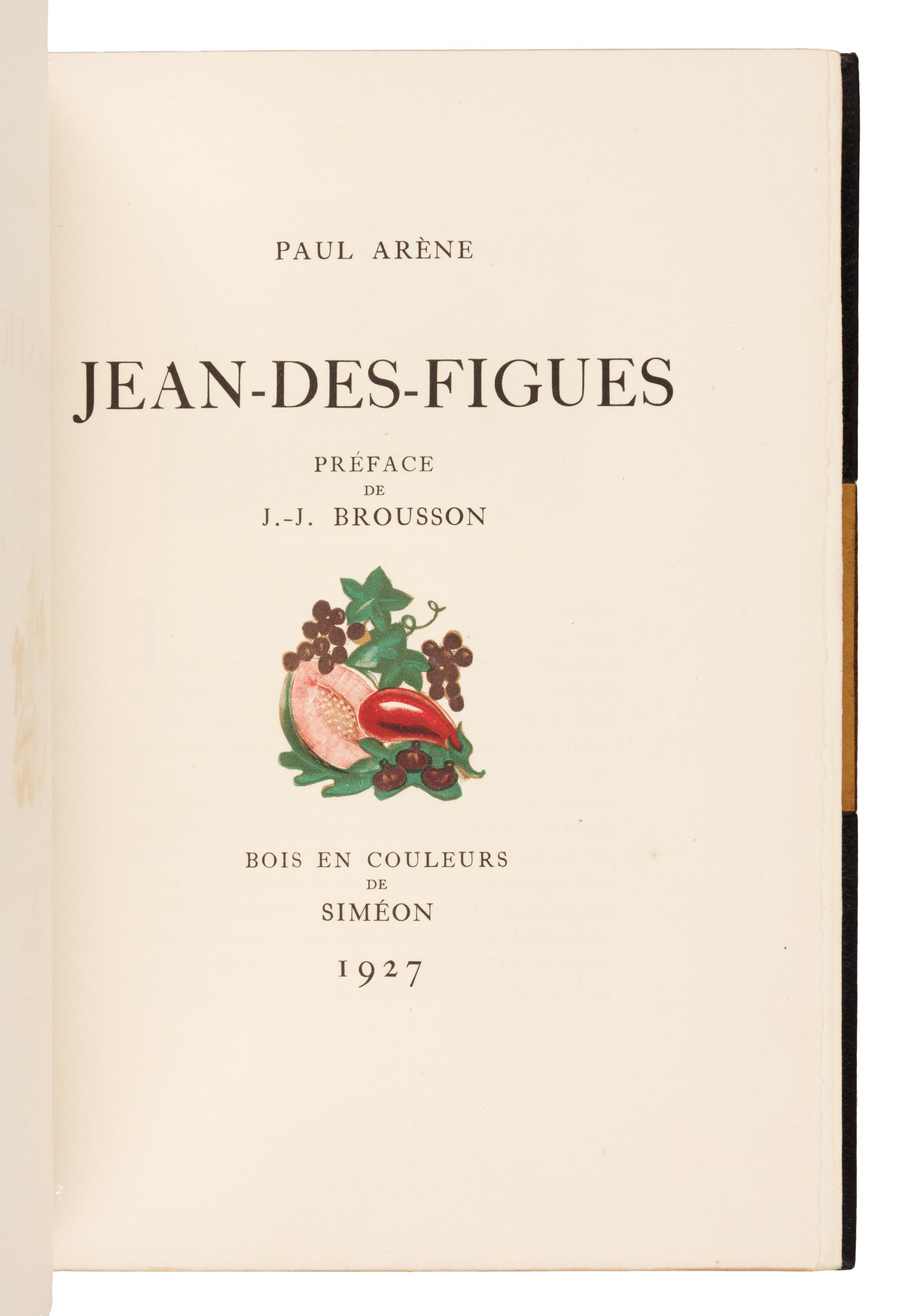 [BINDINGS]. [LÉOTARD, GENEVIÈVE - BINDER]. A group of 3 works in fine Art Deco bindings by Léotard.