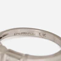 A Platinum and Diamond Ring 1.12 Carat Round Brilliant-Cut Diamond, GIA Certified
