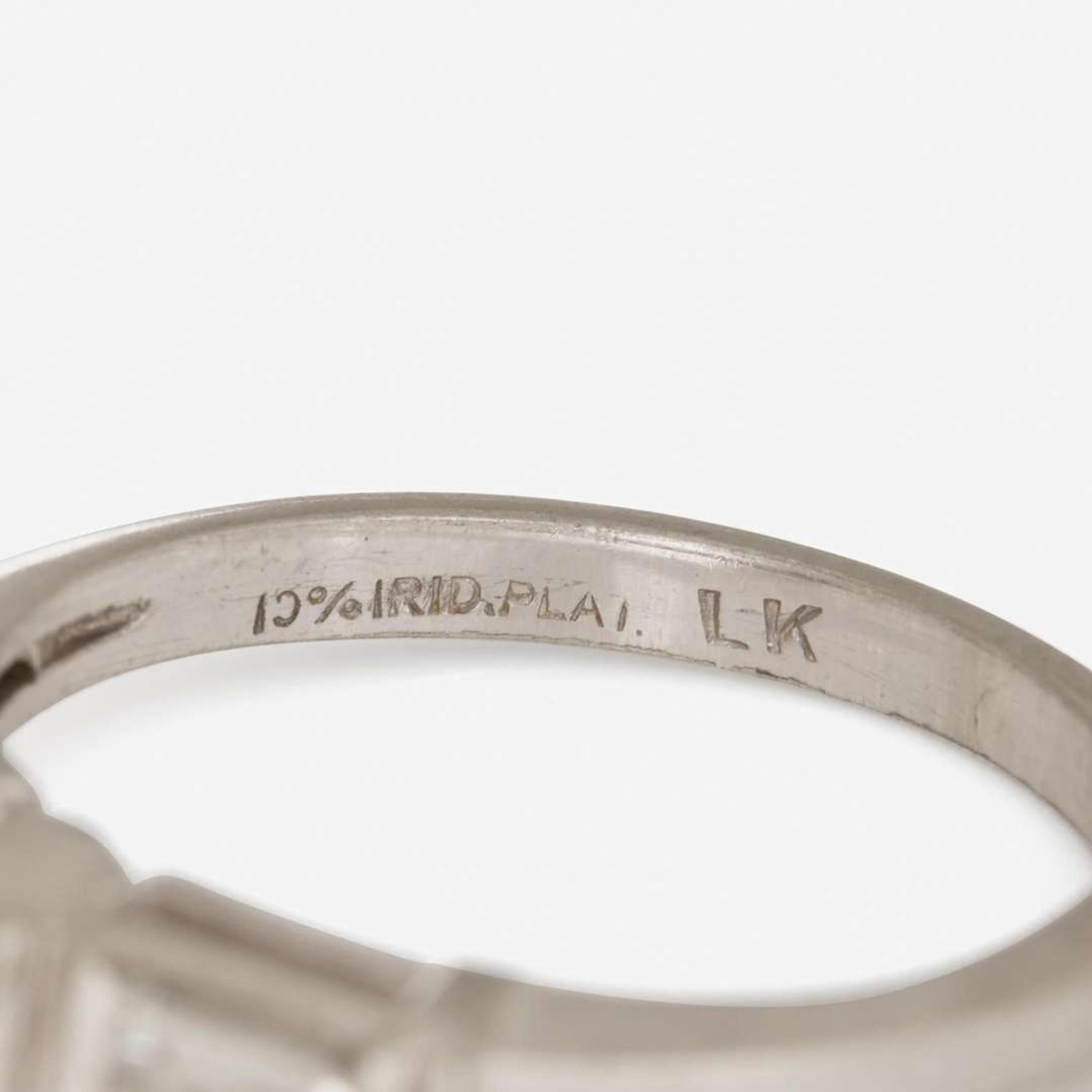 A Platinum and Diamond Ring 1.12 Carat Round Brilliant-Cut Diamond, GIA Certified