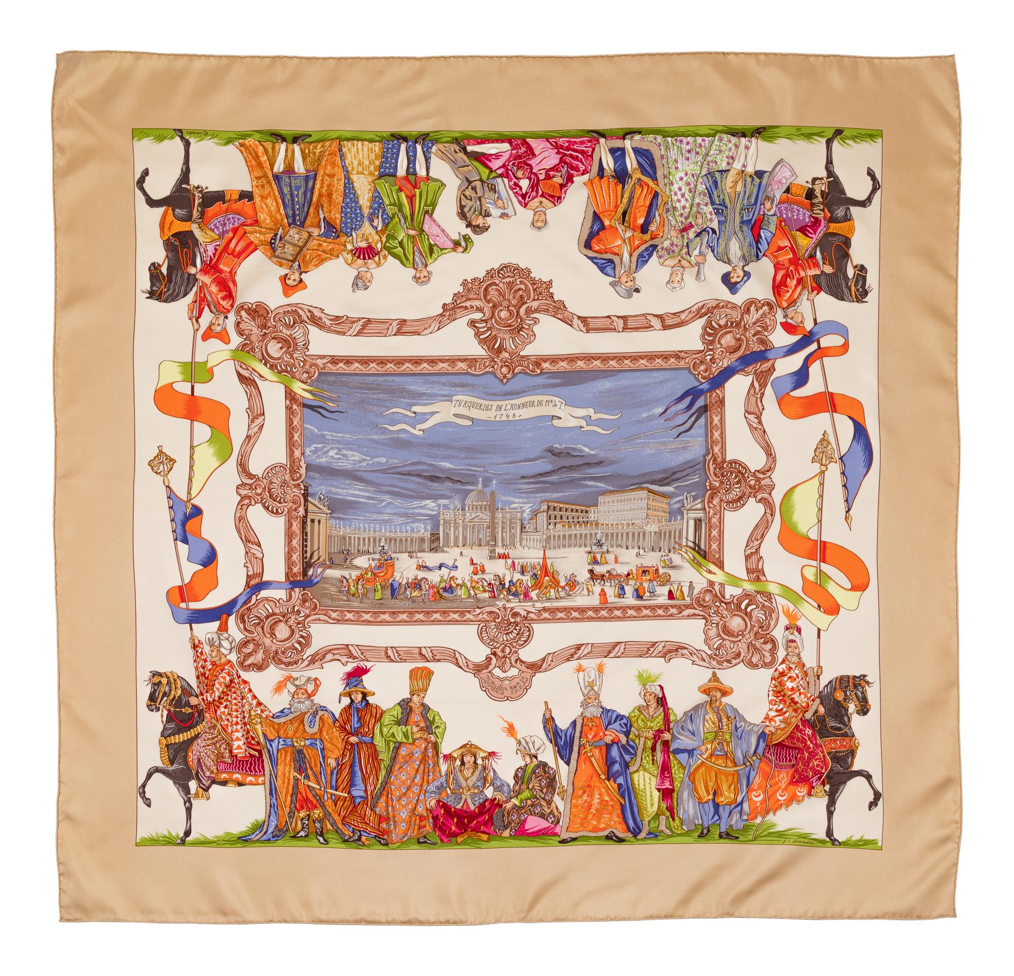 Hermès 90cm Silk Scarf