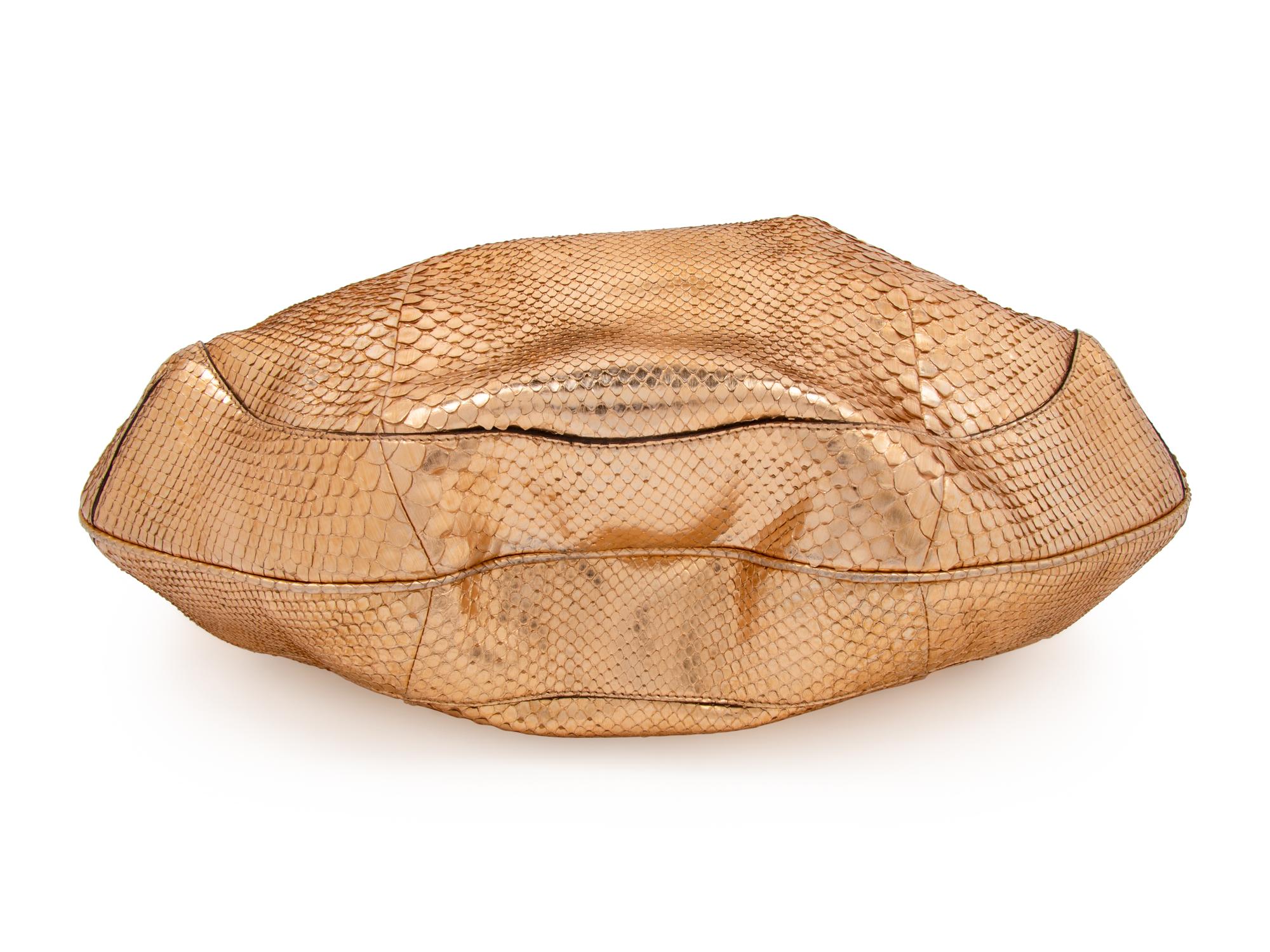 Gucci Copper Python Peggy Bag with Bamboo Handle, Spring 2006