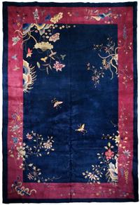 A Chinese Art Deco Rug. 10 feet x 14 feet.