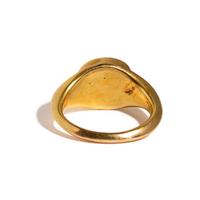 A Roman Gold and Carnelian Finger Ring with the Goddesses Ceres and Persephone