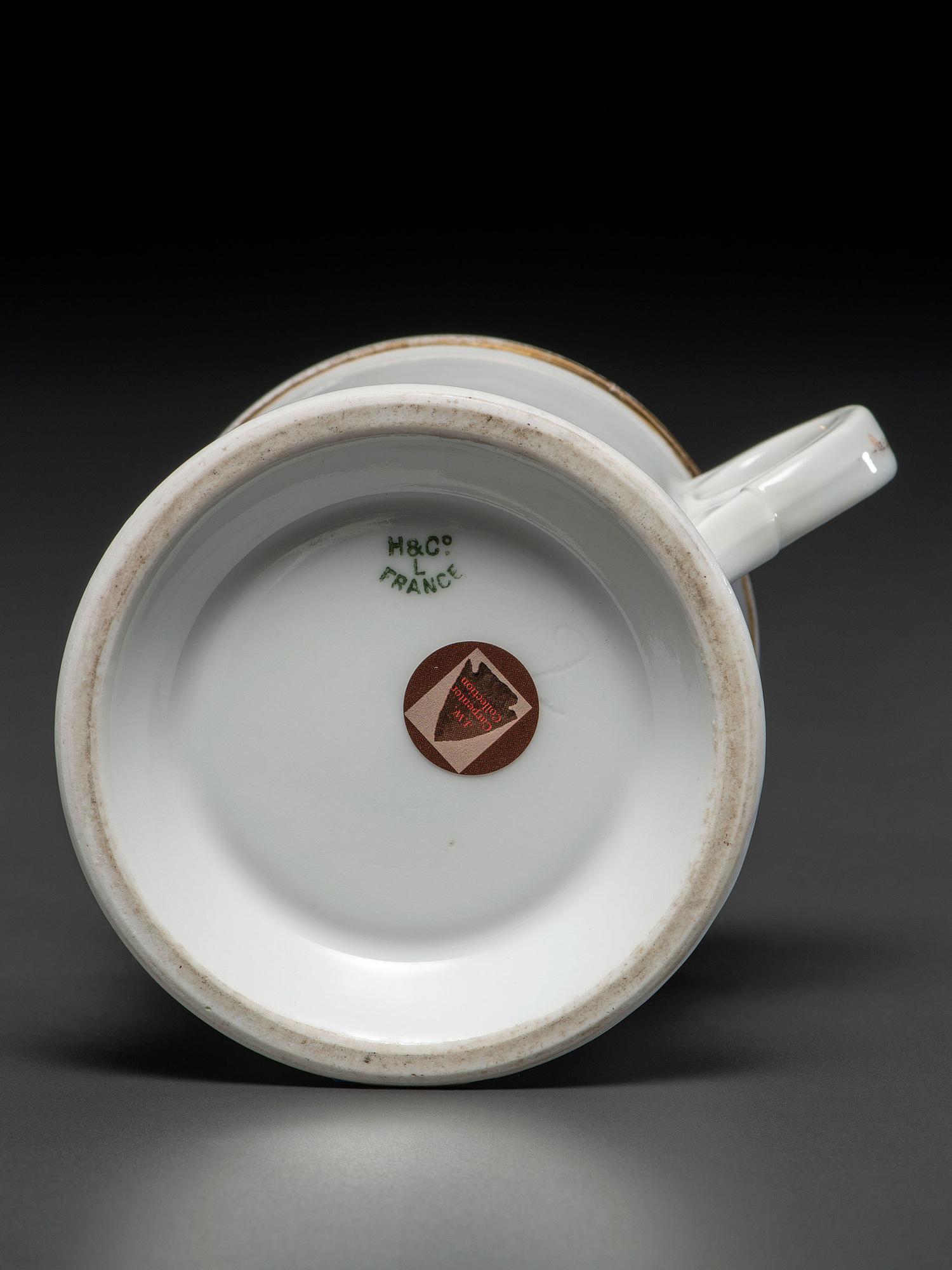 A Surveyor's Porcelain Occupational Shaving Mug