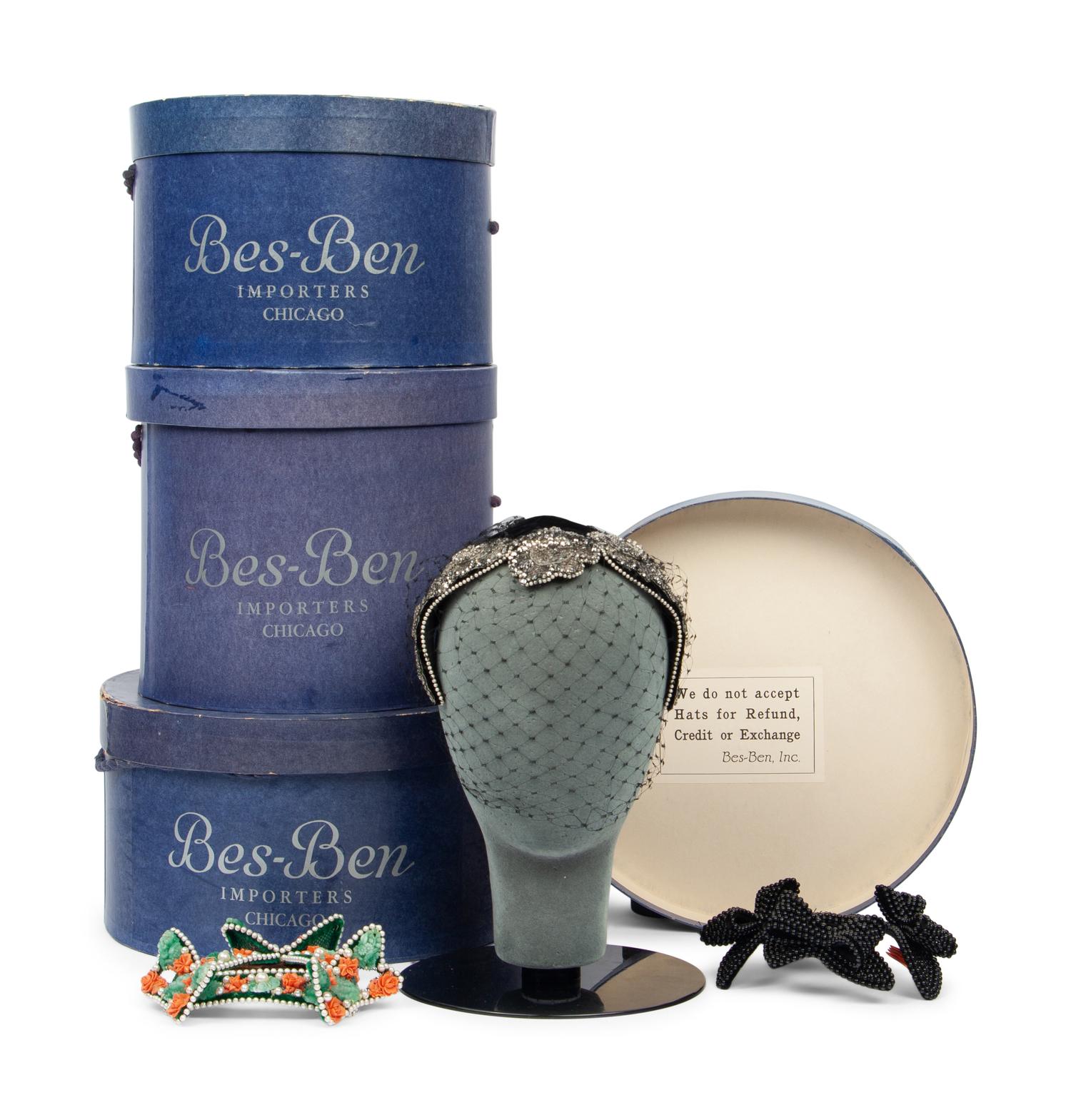 Three Bes-Ben Hats, 1950-60s