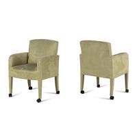 A Set of Four Contemporary Upholstered Armchairs