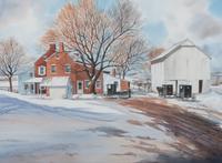Joann Hensel, (American, 20th century), Farmhouse Scene, 1996