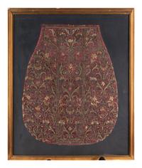 A Framed Embroidered Vestment