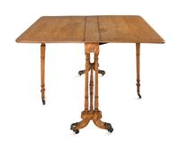 A Victorian Bird's Eye Maple Sutherland Table