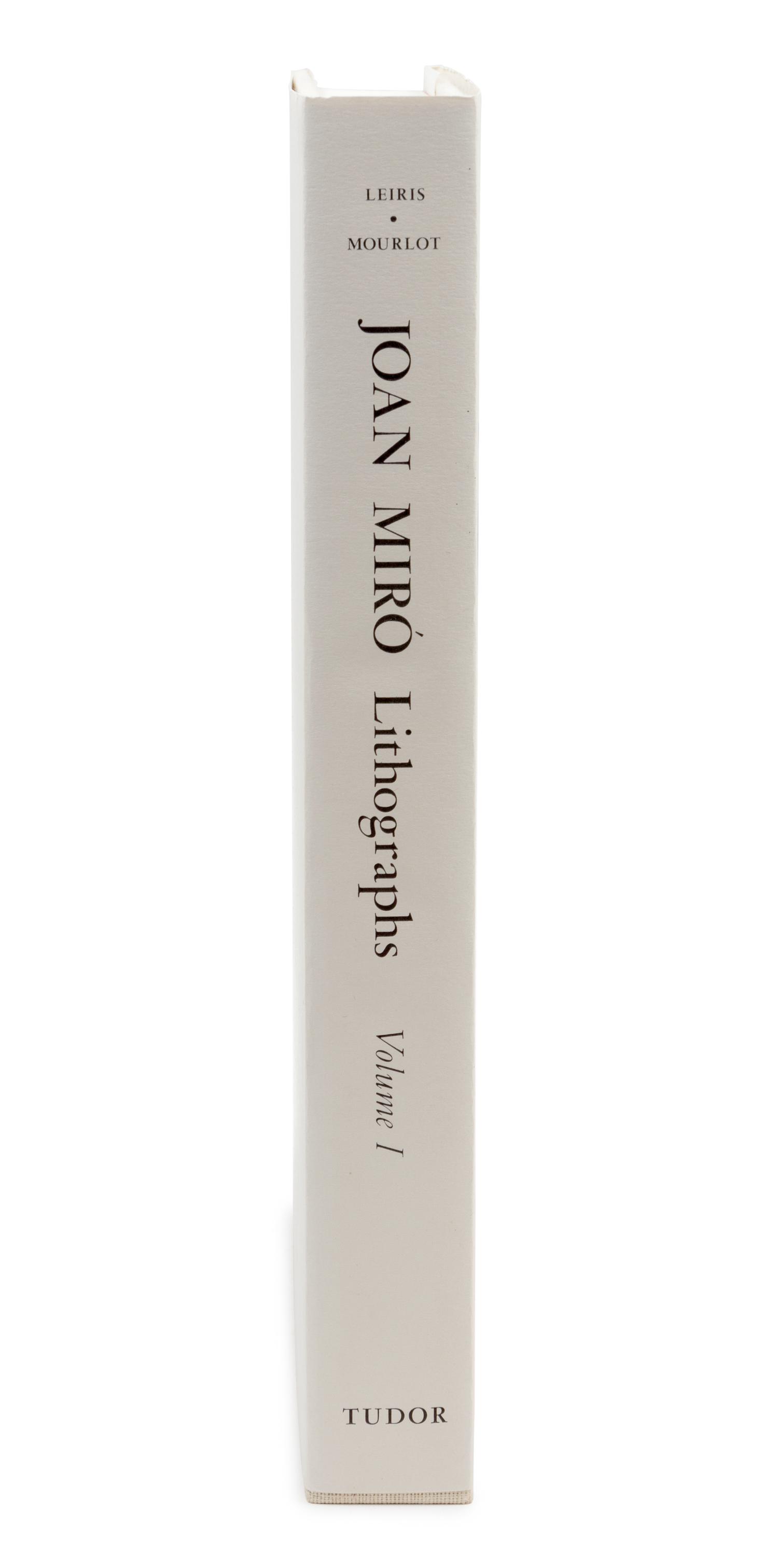 MIRO, Joan (1893-1974). Joan Miró. Lithographs. Volume I . Text by Michel Leiris and Fernand Mourlot. New York: Tudor Publishing, 1972.