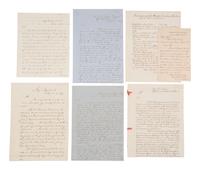 [FILIBUSTERS]. PAULDING, Rear Admiral Hiram (1797-1878) and WALKER, William (1824-1860). Correspondence associated with the Home Squadron, the Walker Expedition, and Vanderbilt's Accessory Transit Company, incl. William Walker ALsS, 1855-1858.