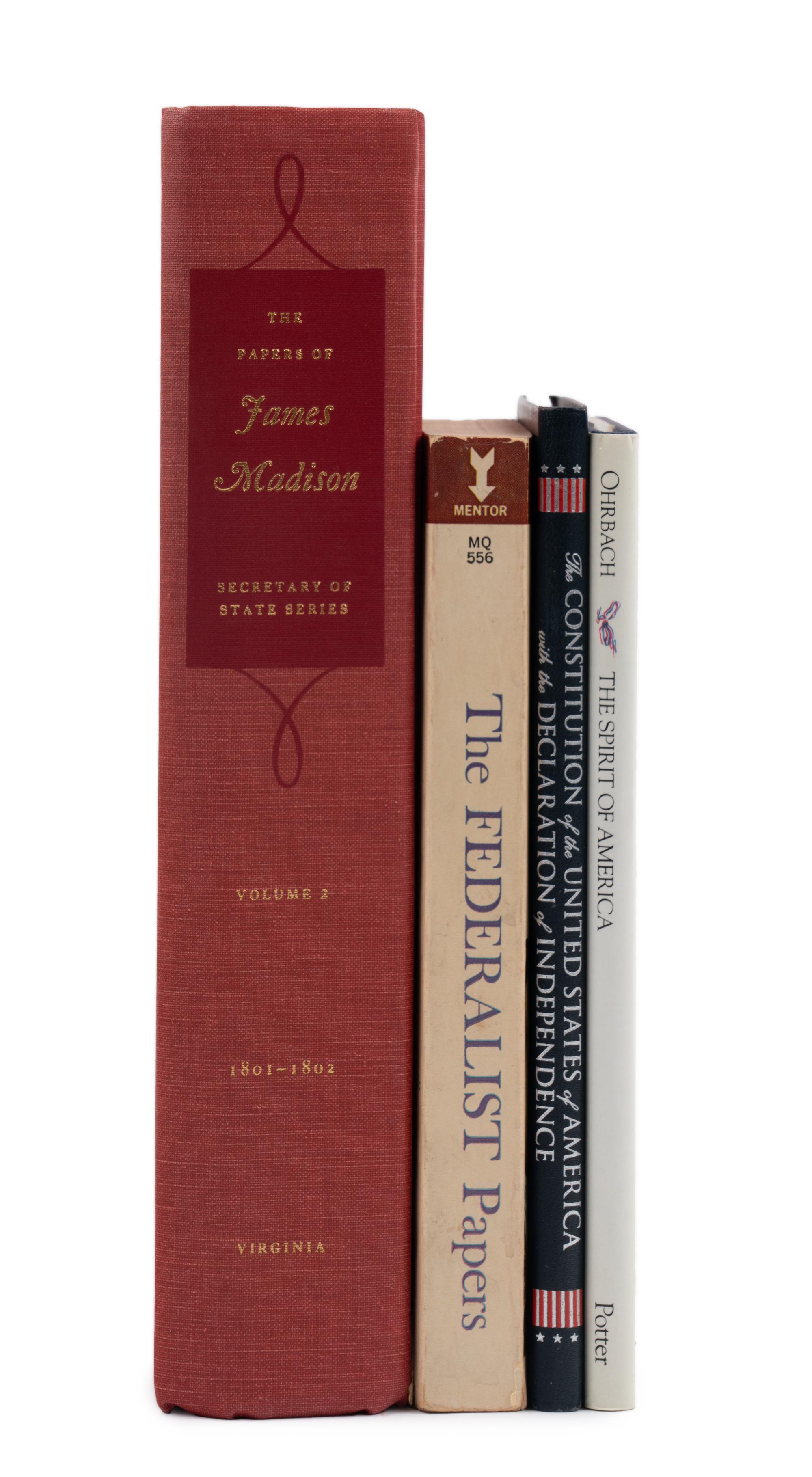 THE CONSTITUTION. A group of 4 works: