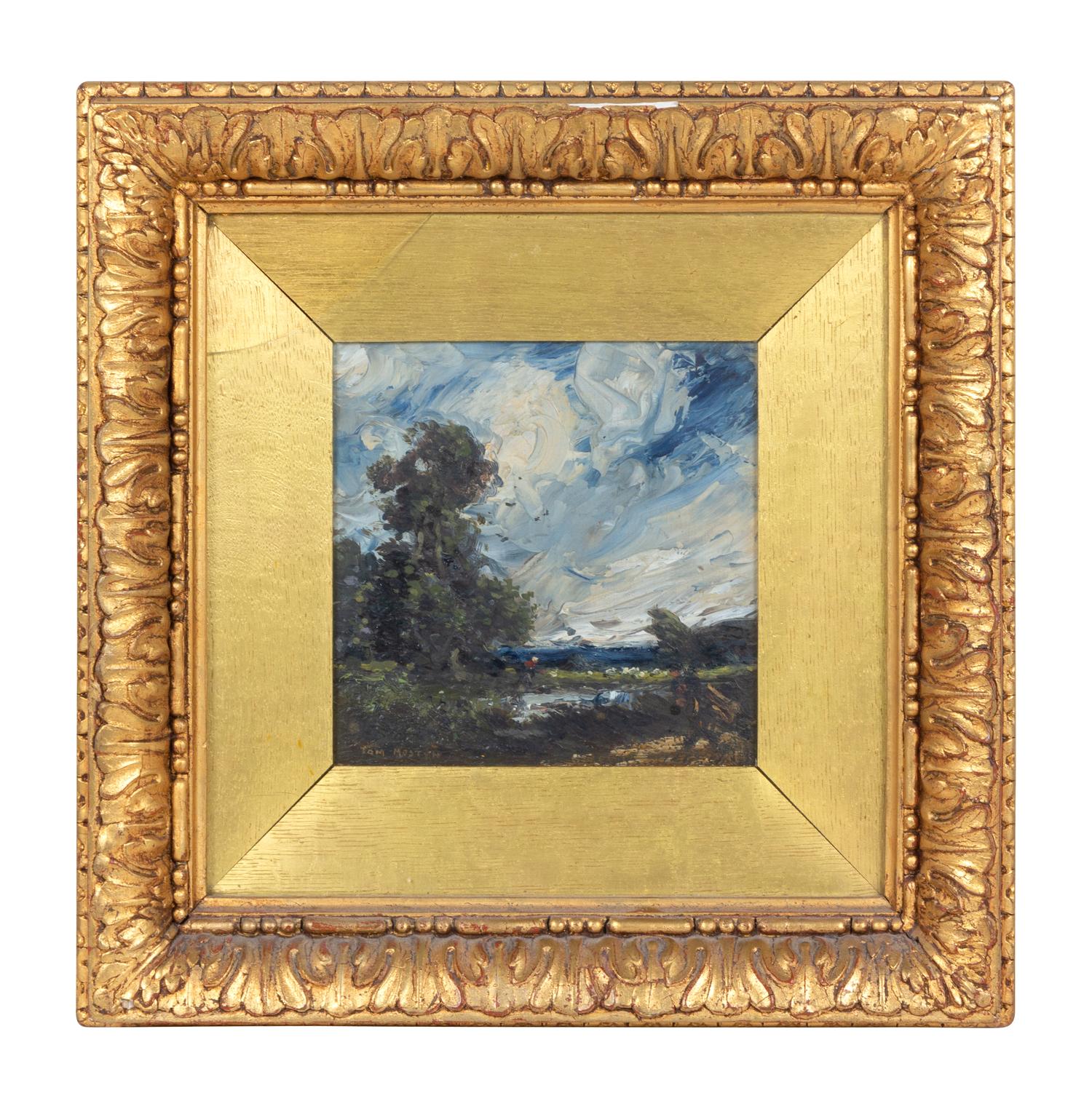 Thomas Mostyn (British, 1864-1930) Landscape oil on canvas…