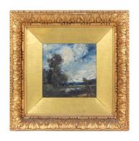 Thomas Mostyn (British, 1864-1930) Landscape oil on canvas…