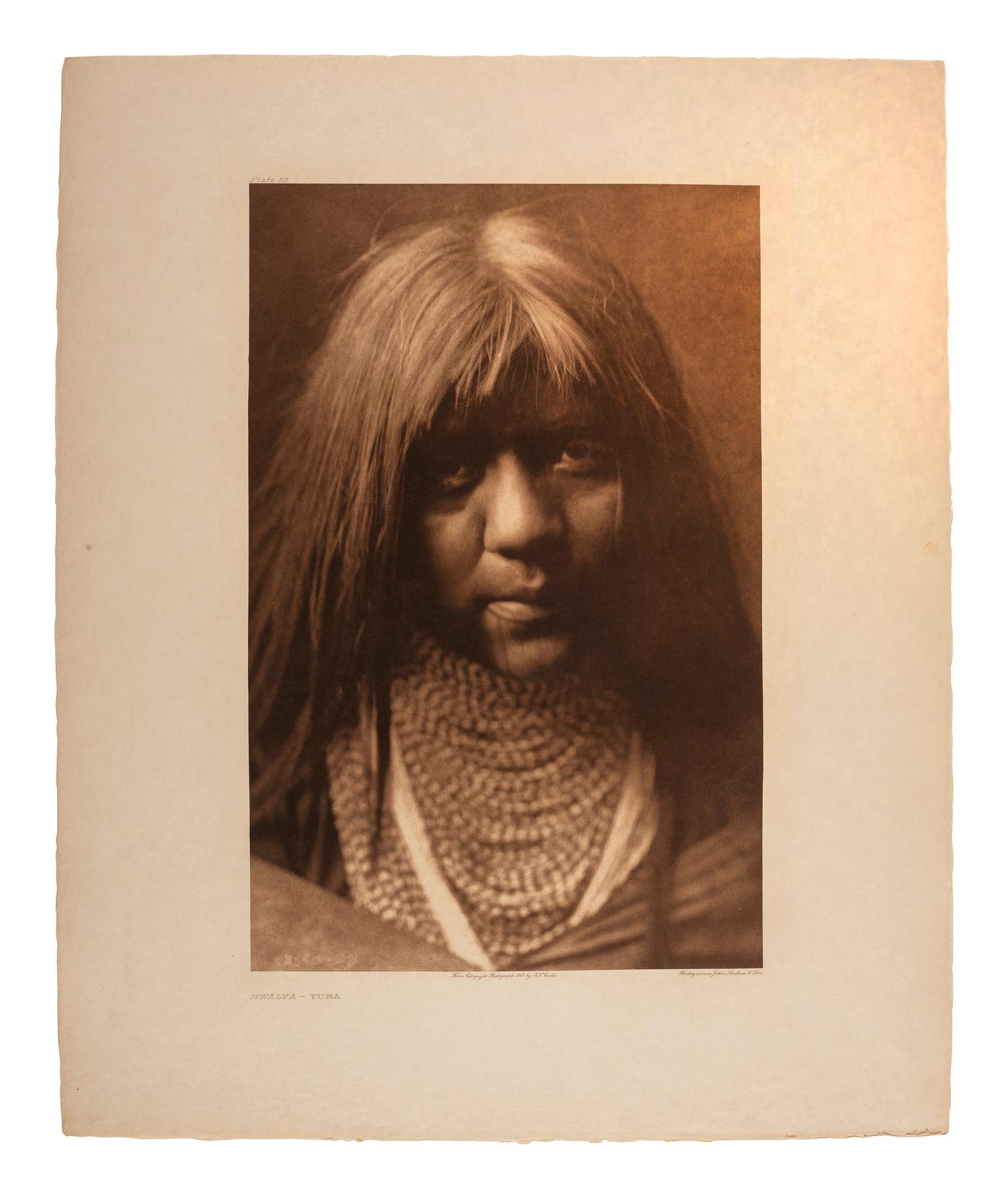 CURTIS, Edward (1868-1952). A group of 18 photogravure portraits.