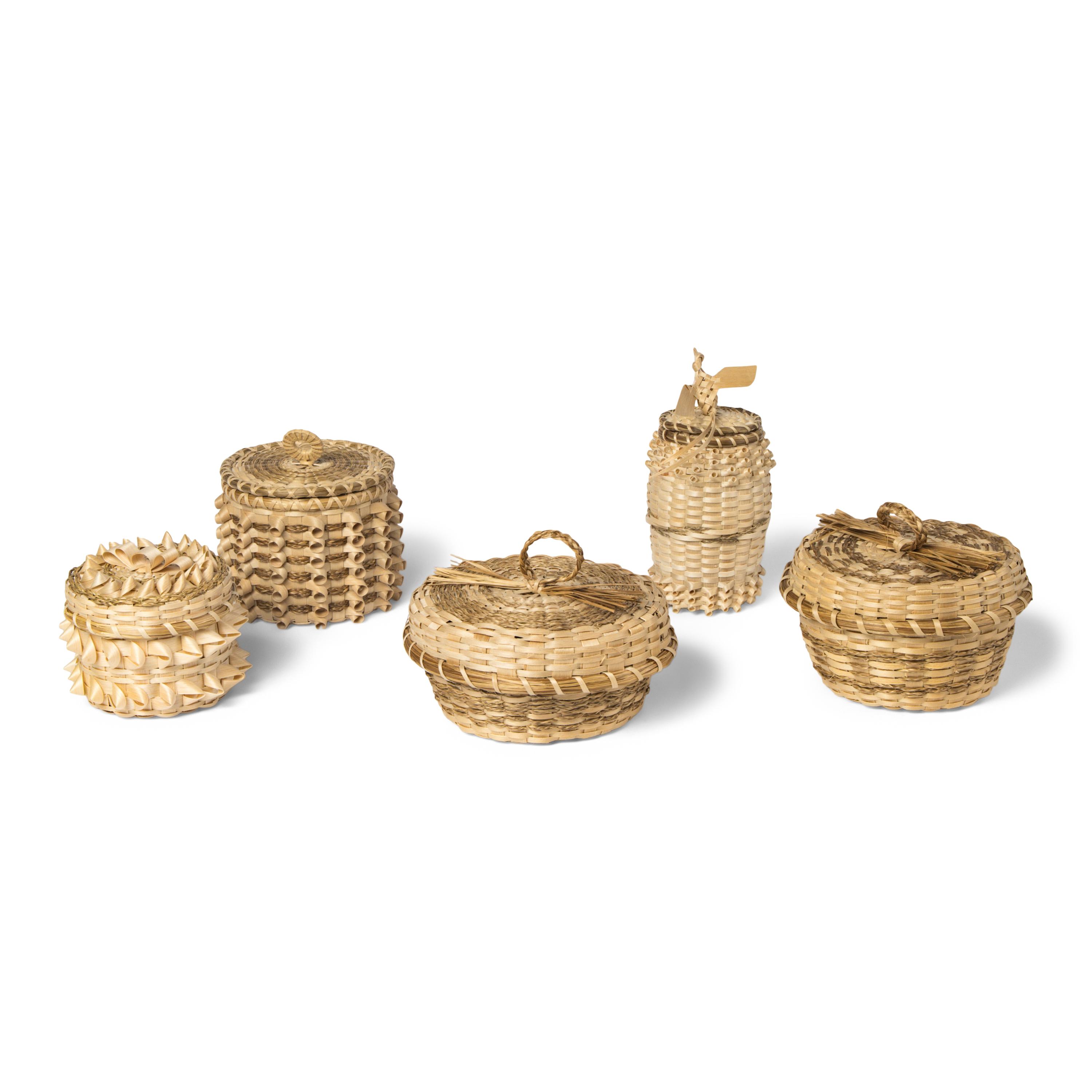 Northeastern Porcupine Twist and Sweetgrass Baskets