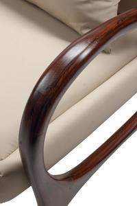 A Set of Four Modernist Grain-Painted Armchairs